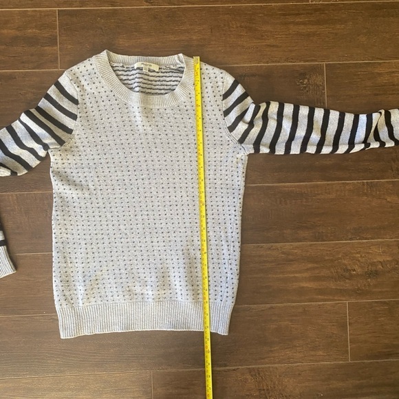 Madewell Cream Hearts and Stripes Sweater XS - Picture 4 of 8